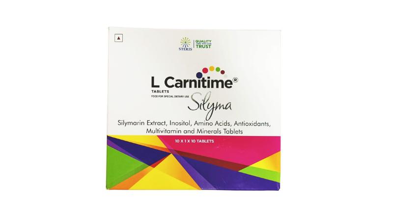 L CARNITIME SILYMA Silymarin Extract, Inositol, Am... | Steris Healthcare  Pvt Ltd - Mumbai
