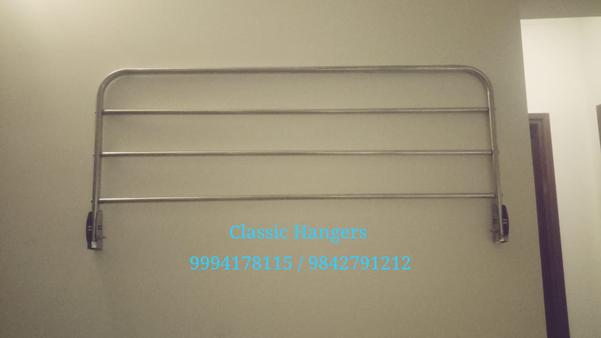 wall folding steel hanger stan