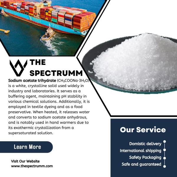 import sodium acetate trihydra