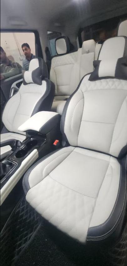 red seat covers for scorpio