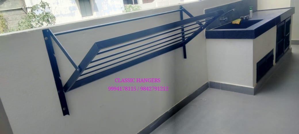 wall folding steel hanger stan