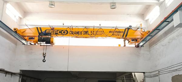 5 TON SINGLE GIRDER EOT CRANE INSTALLED AT AHMEDAB