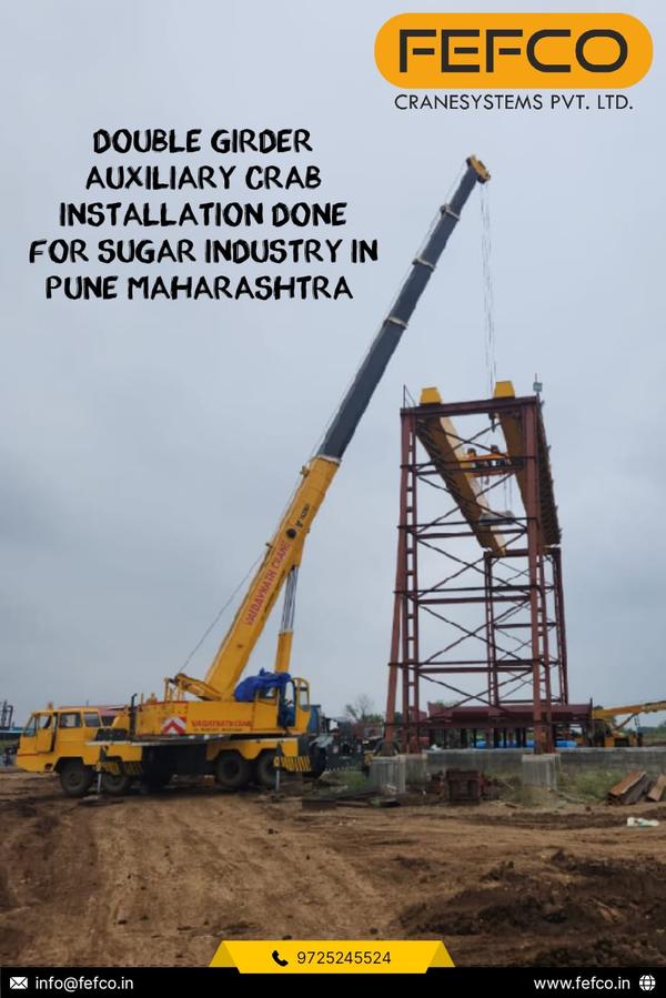DOUBLE GIRDER AUXILLARY GOLIATH CRANE INSTALLED FO