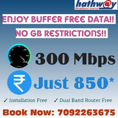 hathway 200mbps plan tarrif