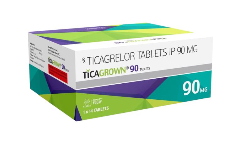 TICAGROWN 90 Ticagrelor (90mg) Introduction Ticagr... | Steris Healthcare  Pvt Ltd - Mumbai