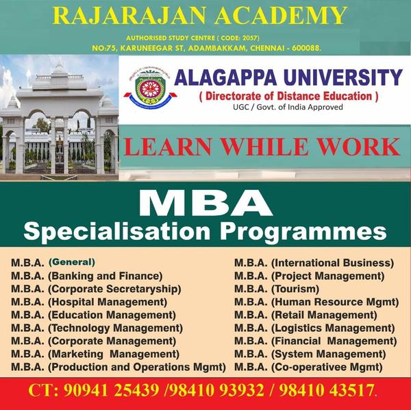 MBA (ALL MAJORS) IN DISTA