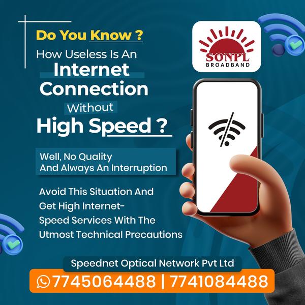 high speed ftth internet conne