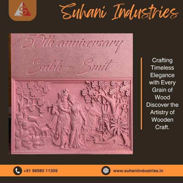 custom wooden carving and arti