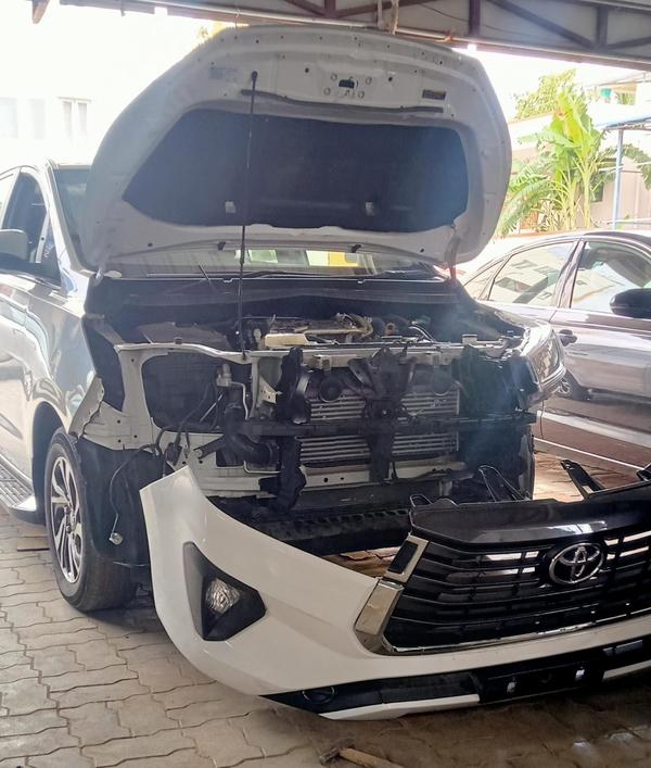 car bumper replacement