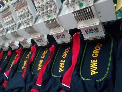 machine embroidery job works