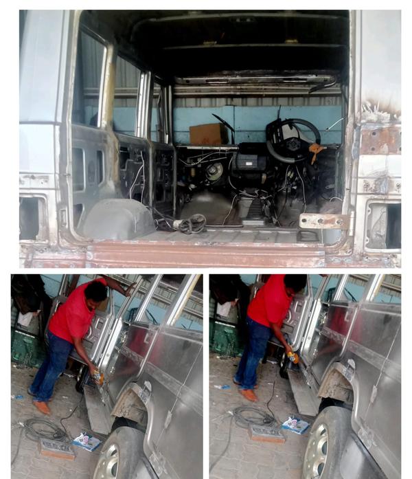 car full body tinkering work