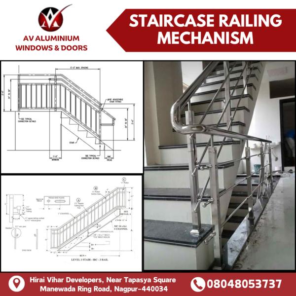 av aluminium staircase