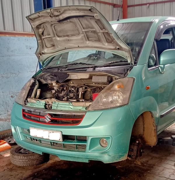 car 4 wheel brake cleaning