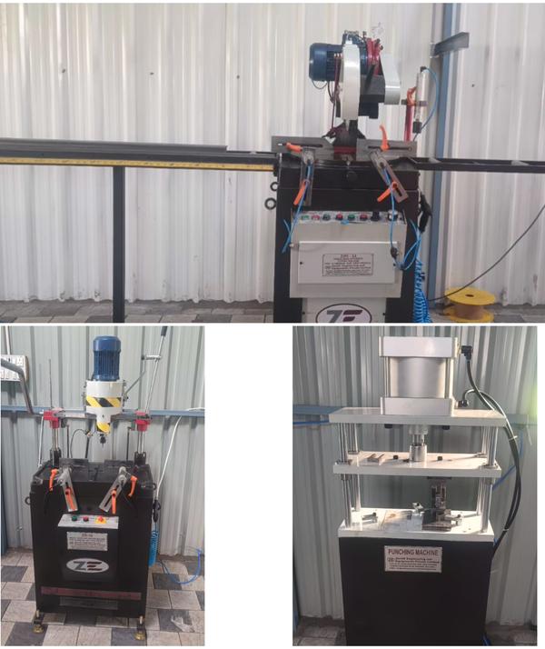 aluminium profile cutting mach