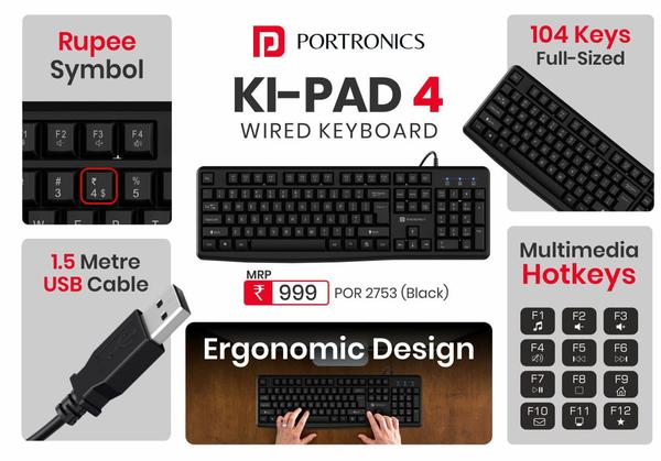 portronics ki pad
