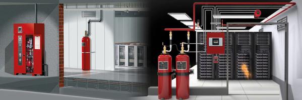 automatic gas fire suppression