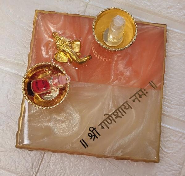 handmade resin diwali diyas fo