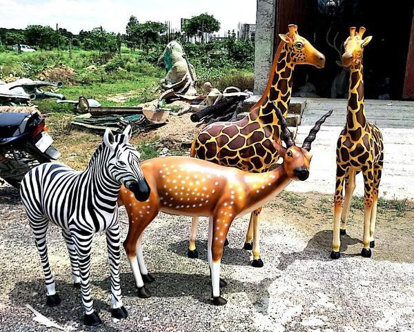 high quality frp animal statue