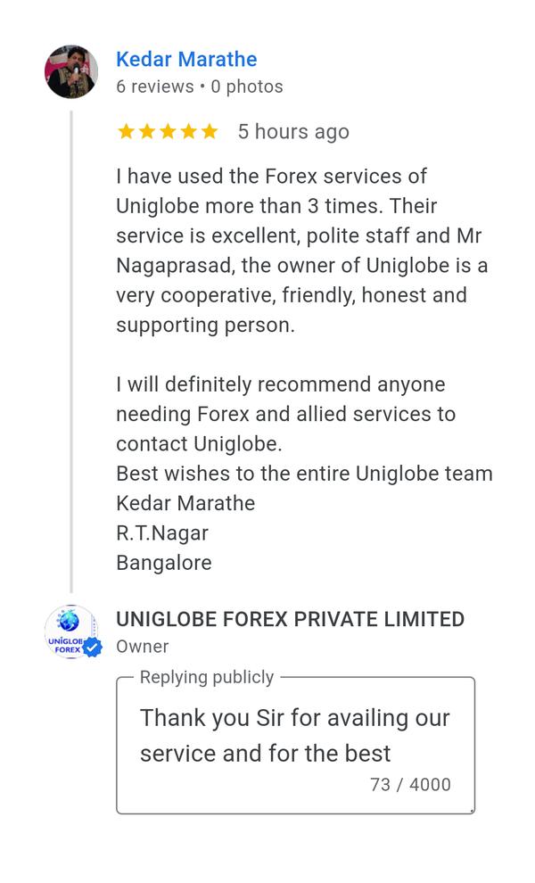 customer rating
