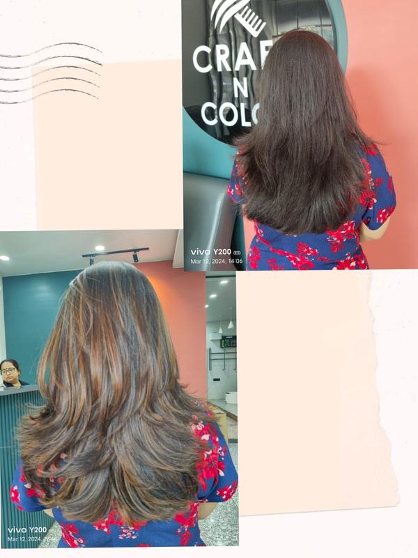 #haircolour 
#highlight
#haircut
#salon
