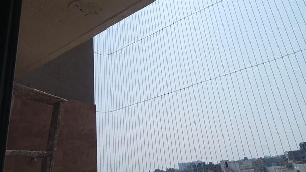 invisible grills and mosquito netwe are promine