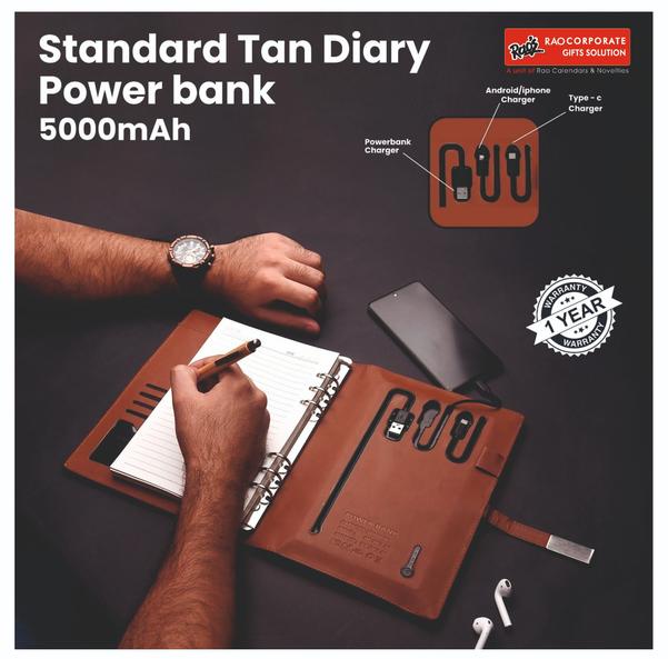 Corporate Gift in Nagpur Standard tan Diary Power 