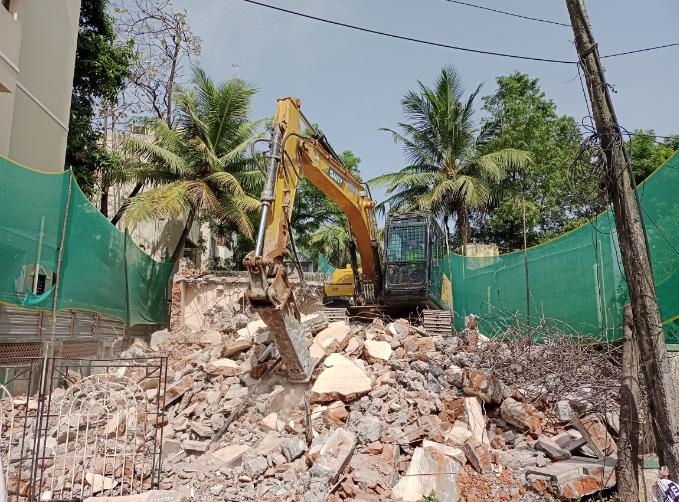 building demolition near ayana