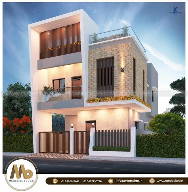 classical and modern front ele