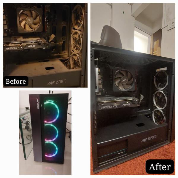 On-site PC cleaning & maintena