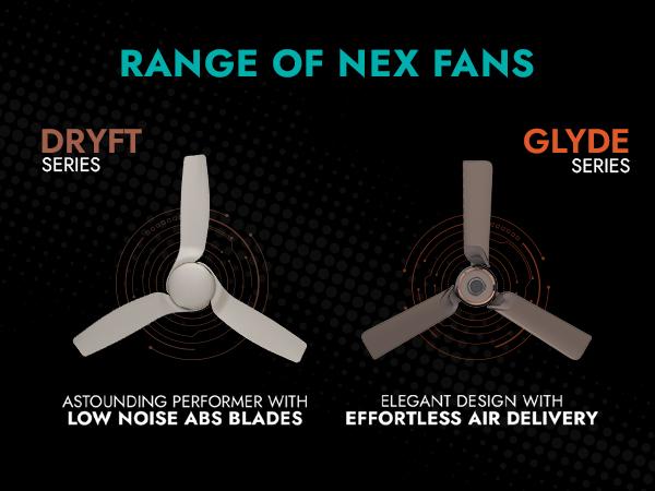 Nex fans by Bajaj. These are n