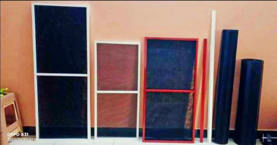 wooden frame mosquito net coll