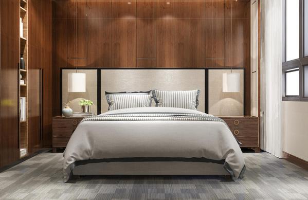 sleek modular bed