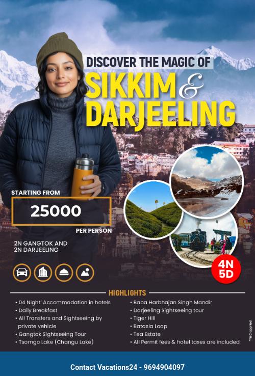 sikkim darjeeling 4 day trip