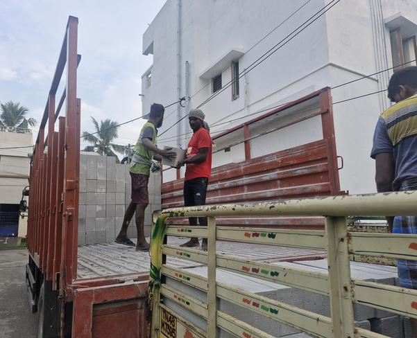 jointing mortar delivery