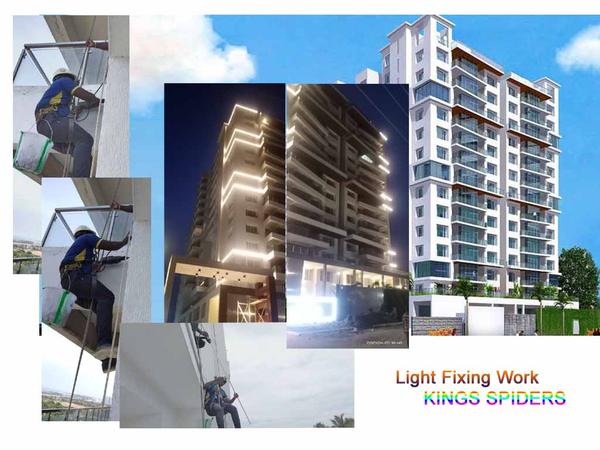 boom lift facade maintenance c