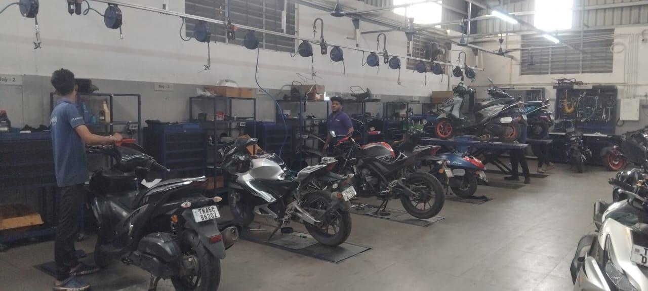 yamaha bike running