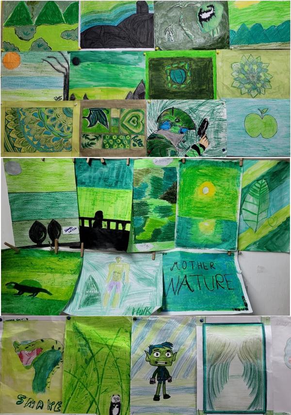 GREEN DAY Drawings made 