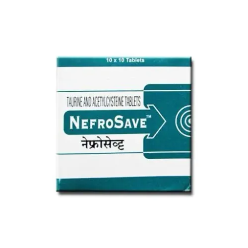 Nefrosave (Taurine + Acetylcysteine) Tablet Exporter from India – Fast Delivery to USA, UK & Singapore product image