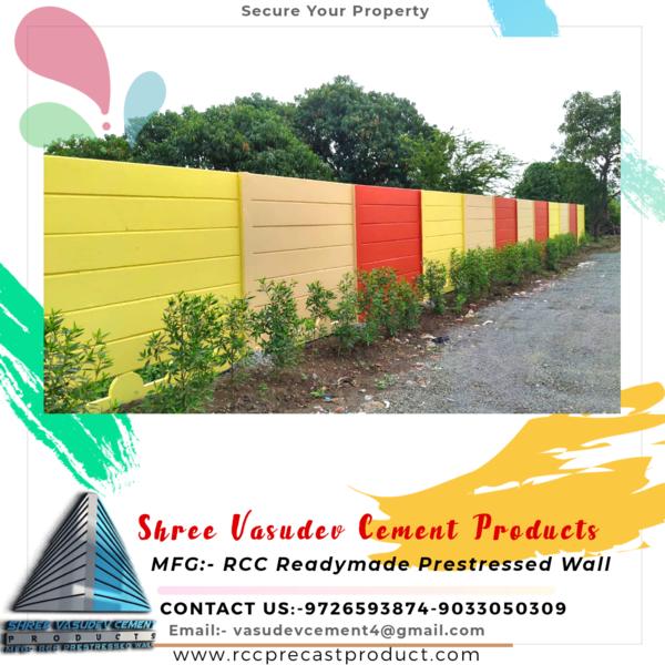 readymade compound wall concre