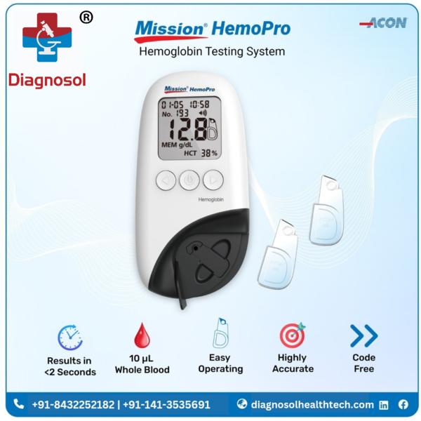 Mission HemoPro Hemoglobin Testing System by Acon