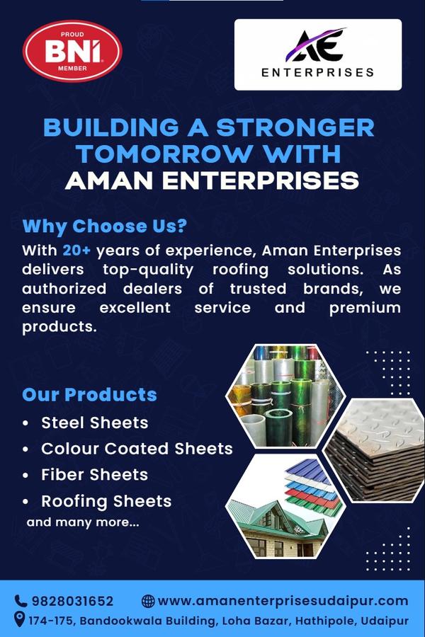 AMAN ENTERPRISES UDAIPUR
OUR