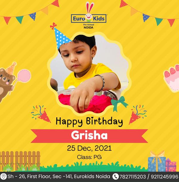 Eurokids Celebrates Grish