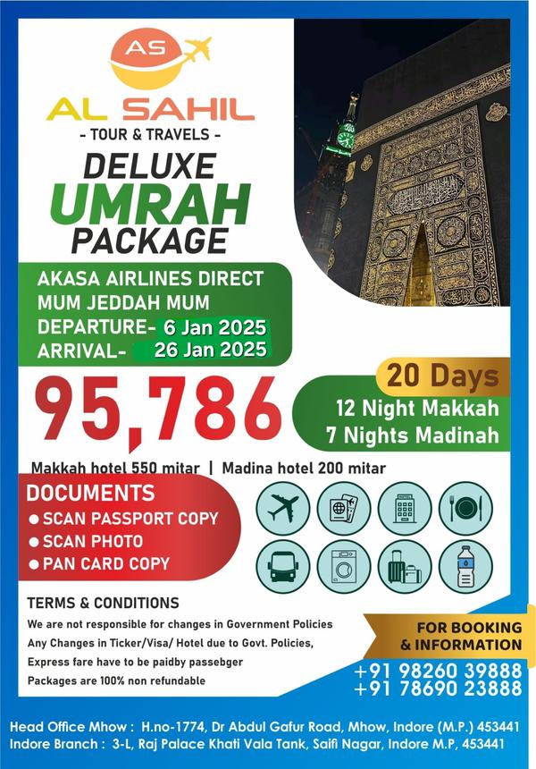 Best umrah.in indore mp next d