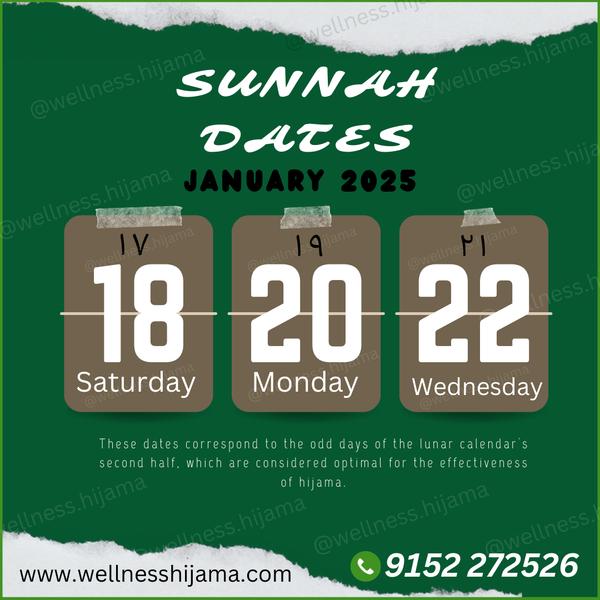 Recommended Dates For Hijama Cupping The