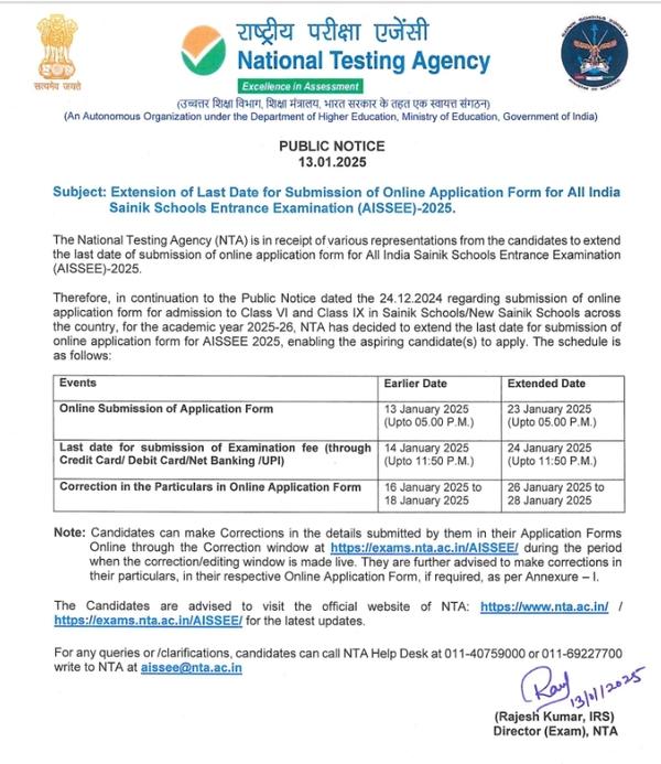 #extension up to 23 Janua