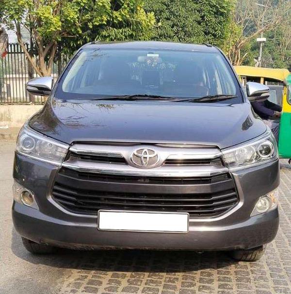 used toyota innova crysta grey