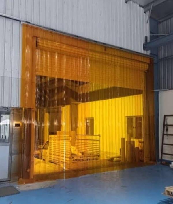 Our amber-colored curtains add a warm, rich tone t