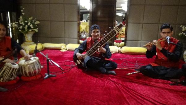 sitar performance created