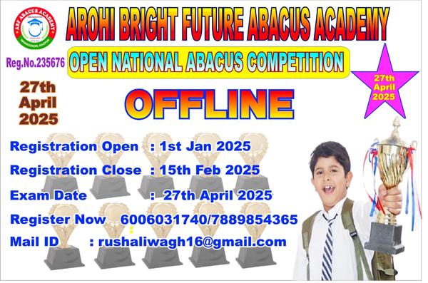 Abacus competitions are i