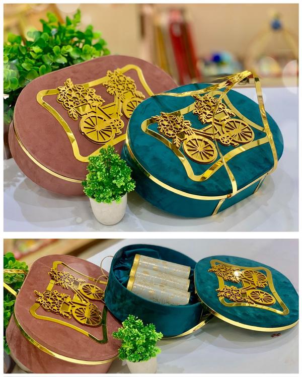 exquisite oval shaped box
